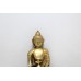 Brass Buddha Statue Buddhism Religion Asian Home Decor Figure Hand Engraved E368